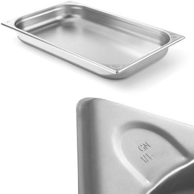Kitchen Line Stahl-GN-1/1-Behälter, Höhe 65 mm - Hendi 806128