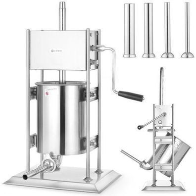 Profi Line 10L Vertikale Wurstfüllmaschine aus Edelstahl - Hendi 282151