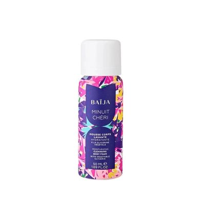Baija, Minuit Cheri, Feuchtigkeitsspendendes und reinigendes Duschmousse, 50 ml