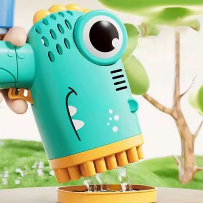 Krokodil Seifenblasenpistole Blau – Bubble Gun Seifenblasen Spielzeug für Kinder