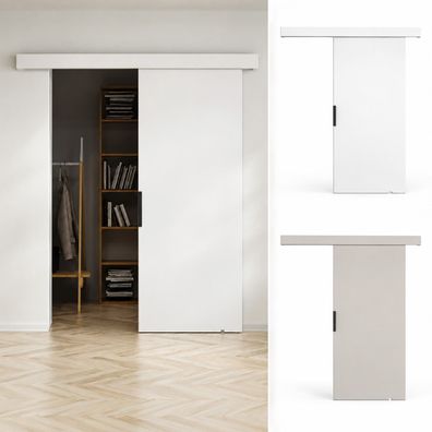 Schiebetür VIND-SR 86/80 cm Schiebetürsystem Set Laufschiene SoftStop SoftClose