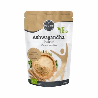 Borchers Bio Ashwagandha Pulver 150g - vielseitig einsetzbar