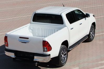 Trittbretter passend für Toyota Hilux ab 2015 Hitit mit ABE - Farbe: Chrom