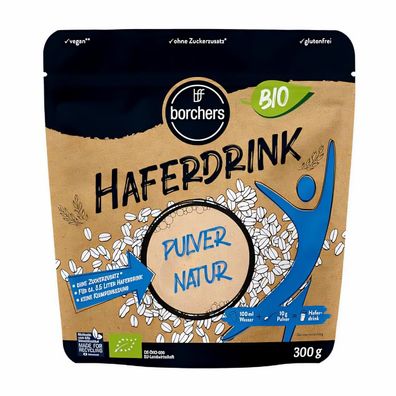 Borchers Bio Haferdrink Pulver 300g - Haferdrink zum Selbermischen