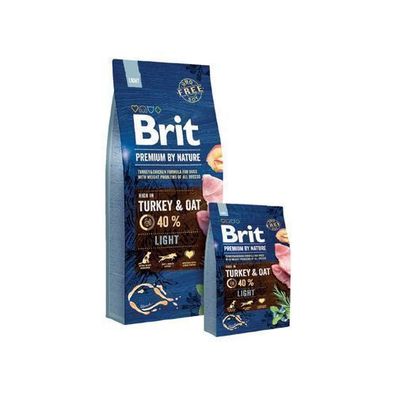 Brit Premium By Nature Trockenfutter für Hunde Light 15 kg