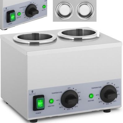 Flaschenwärmer für scharfe Saucen, 2 x 1 l, 40-90 °C, 400 W