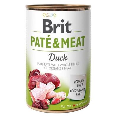 BRIT PATE & MEAT DUCK 800 g Dose