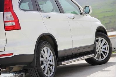 Trittbretter passend für Honda CR-V 2006-2012 Hitit mit ABE - Farbe: Chrom