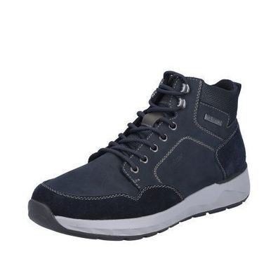 Rieker Schnürstiefel - Blau Leder