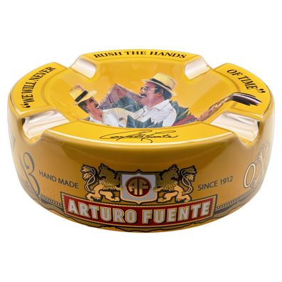 Arturo Fuente Zigarrenaschenbecher aus Keramik, gelb