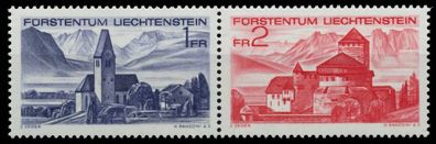 Liechtenstein 1972 Nr B9 Zd1 postfrisch WAAGR PAAR X6ACB62