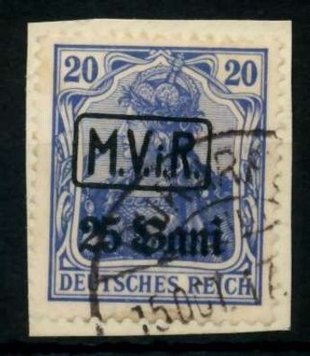BES 1WK D-MV Rumänien Nr 2 gestempelt Briefstück X741D26