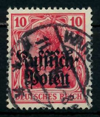 BES 1WK D-POST IN POLEN Nr 3 gestempelt X77486E