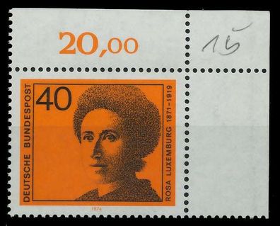 BRD BUND 1974 Nr 794 postfrisch ECKE-ORE X7FFAA2