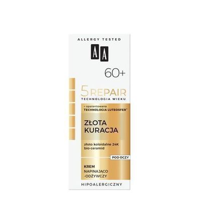 Oceanic AA Anti-Aging 5Repair Augencreme 60 + : Straffende & Nährende Pflege, 15 m