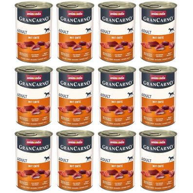 Animonda GranCarno Adult mit Ente 12x800g