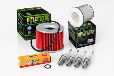 Wartungssatz Ölfilterset Zündkerze spark splug passt an Yamaha Fz 750 85-94
