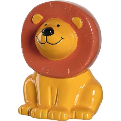 Tirelire Lion, hauteur 138 mm, longueur 103 mm, largeur 85 mm