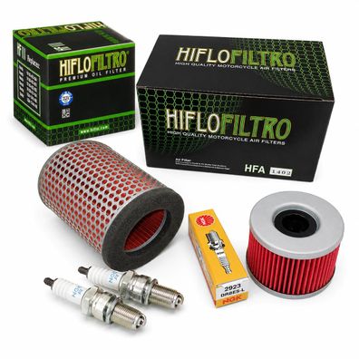 Wartungssatz Ölfilterset Zündkerze oilfilter spark passt an Honda Cx 500 77-86