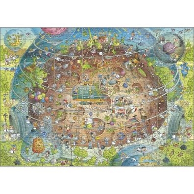 Puzzle 1000 Teile - Kosmischer Lebensraum, Degano Zoo