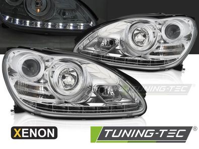 XENON Upgrade Design Scheinwerfer Set passend für Mercedes Benz S-Klasse W220 Faceli