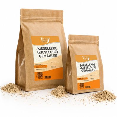 Tasty Pott Kieselgur (Diatomeen) – Natürliches Silizium-Mineral - im Beutel