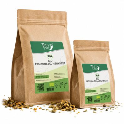 Tasty Pott Bio Passionsblumenkraut geschnitten und getrocknet - im Beutel