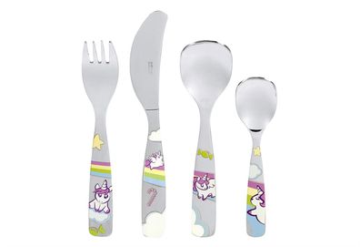 Profino Kinderbesteck "Einhorn" 4-teilig 103036