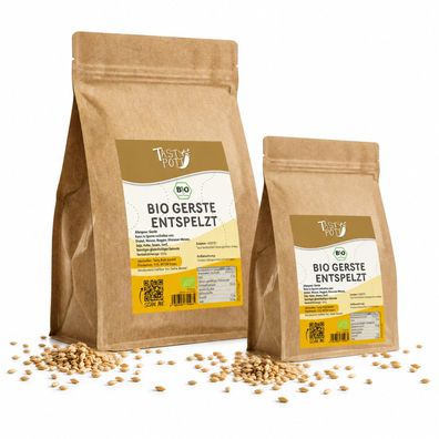 Tasty Pott Bio Gerste entspelzt - im Beutel