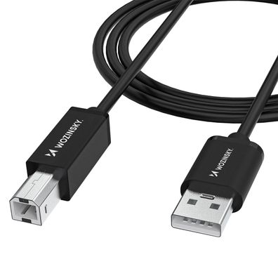 Kabel für Drucker/Scanner USB-B - USB-A 480 Mbit/s 2 m - schwarz