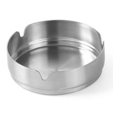 Aschenbecher aus Edelstahl, Durchmesser 80 mm - Hendi 440872