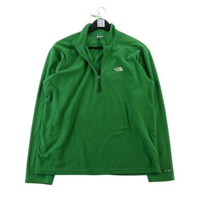 The North Face Fleecepullover Herren TKA 100 Grün Größe M #QWE0886
