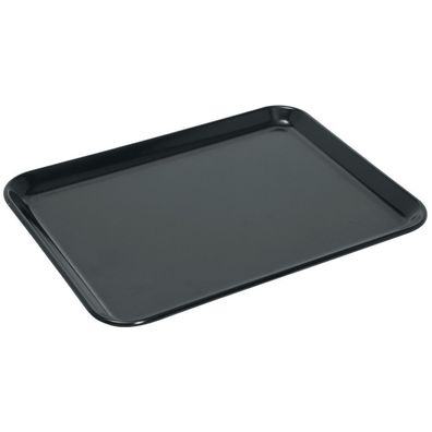 Melamin-Lebensmittelpräsentationstablett 350x240x17mm schwarz - Hendi 569207