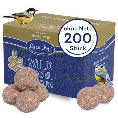 200 Stk. Lyra Pet® Gourmet Meisenknödel schalenfrei ohne Netz à 85 g