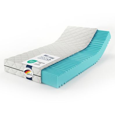 MSS e.K. Aqua Deluxe 7 Zonen Kaltschaummatratze H2&H3 | H4&H5 | H5&H6 Höhe 14 cm