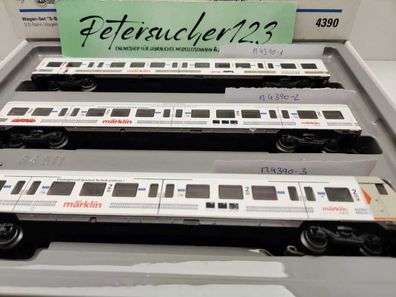 Märklin H0 AC 4390 S-Bahn Wagen-Set "Märklin" / NEM / DB / OVP