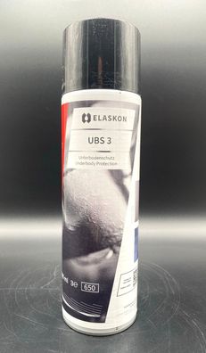 Elaskon UBS 3 Unterbodenschutz Spray 500ml schwarz Bitumen Basis Rostschutz
