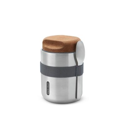 BLACK+BLUM | Lunchbecher, TO GO LUNCH, silber, 550 ML