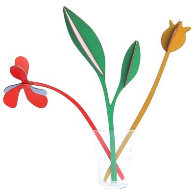 Studio Roof Frühlingsblumen Pappe 3D Kinderzimmerdeko