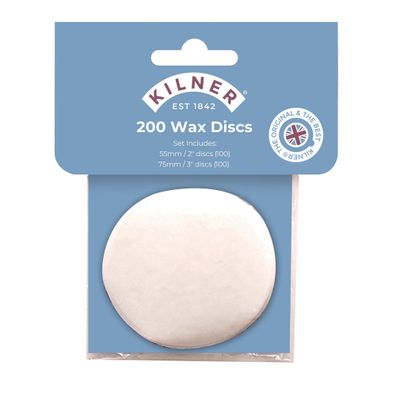 KILNER | Wachsplättchen, weiß, 200 Stück