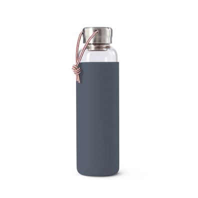 BLACK+BLUM | Trinkflasche, GLAS, schiefer, 600 ML