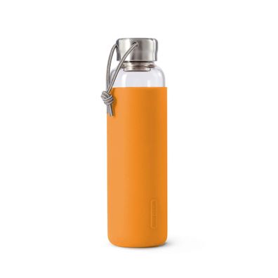BLACK+BLUM | Trinkflasche, GLAS, orange, 600 ML