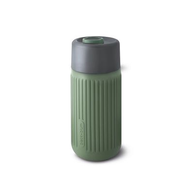 BLACK+BLUM | Kaffeebecher, TO-GO GLAS, olive, 340 ML
