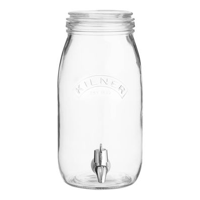 KILNER | Getränkespender, Einmachglas, klar, 3 L