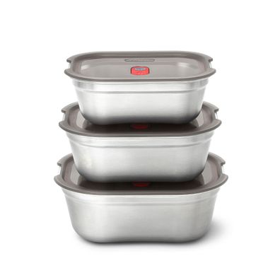 BLACK+BLUM | Multifunktionsdose, 3er Set, 650/900/1200 ML