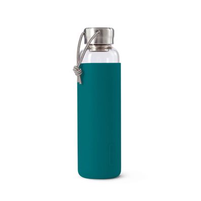 BLACK+BLUM | Trinkflasche, GLAS, ozean, 600 ML