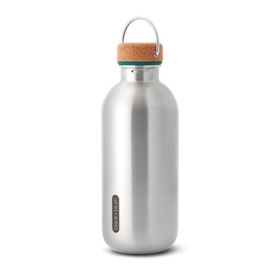 BLACK+BLUM | Trinkflasche, STEEL, ozean, 600 ML
