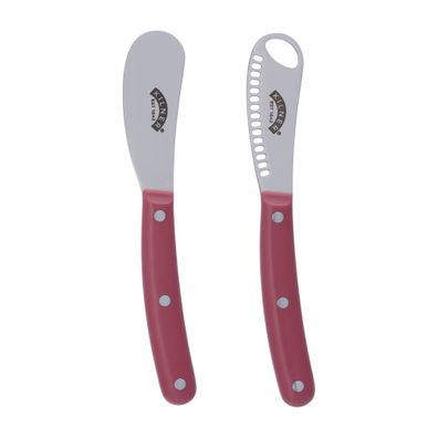 KILNER | Buttermesser, rot, 2 Griffe