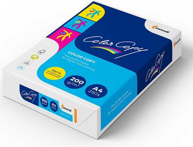 Mondi Color Copy Laserpapier 200 g/m² DIN-A4 250 Blatt weiß