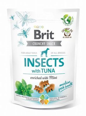 Brit Care Hundeleckerlis Insekten & Thunfisch 200g – Getreidefreie Snacks